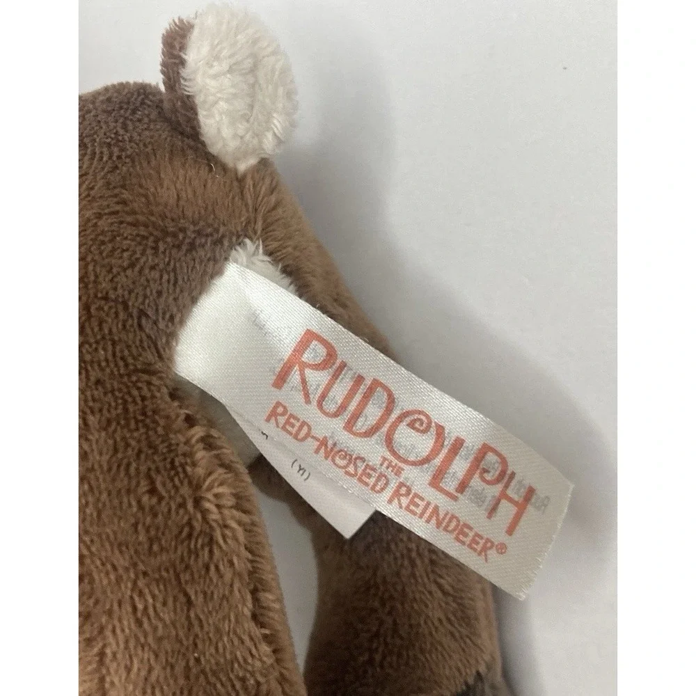 Rudolph the Red-Nosed Reindeer Soft And Festive Plush‎ Cute Poka dot Scarf